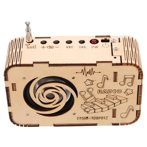 ADOCARN DIY Wissenschafts Experiment Handgemachtes Holz Radio Elektronik Bausatz für Kreative und Praktische Fähigkeiten für Ab Jahren ADOCARN DIY Wissenschafts Experiment Handgemachtes Holz Radio Elektronik Bausatz für Kreative und Praktische Fähigkeiten für Ab Jahren von ADOCARN