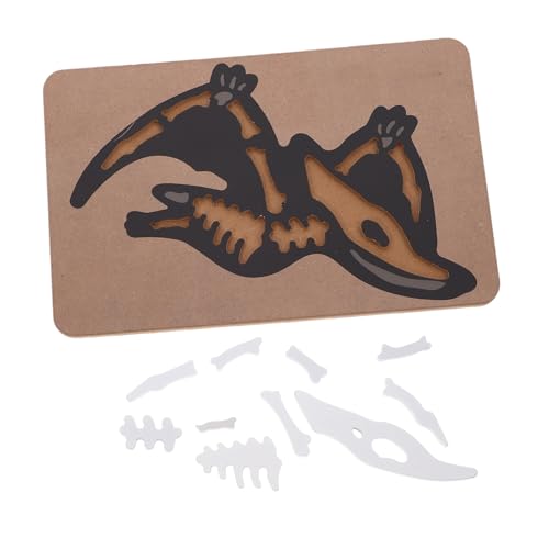 ADOCARN Dinosaurier Fossil Holz Puzzle für Kreatives Lernspielzeug Geschicklichkeit für Altersgruppe Jahre Pterodactylus Fossil ADOCARN Dinosaurier Fossil Holz Puzzle für Kreatives Lernspielzeug Geschicklichkeit für Altersgruppe Jahre Pterodactylus Fossil von ADOCARN