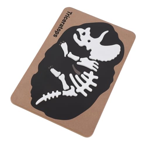 ADOCARN Dinosaurier Skelett Puzzle aus Holz für Lernspielzeug Motorischen Fähigkeiten und Kognitiven Entwicklung für Jahre Triceratops Fossil ADOCARN Dinosaurier Skelett Puzzle aus Holz für Lernspielzeug Motorischen Fähigkeiten und Kognitiven Entwicklung für Jahre Triceratops Fossil von ADOCARN