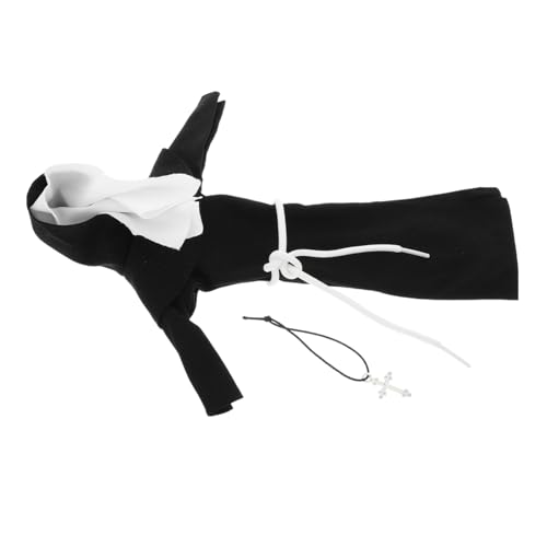ADOCARN Doll Nun Outfit für Kostüm für Halloween und Rollenspiele Halskette für Kirche und Schaurige Anlässe Einzigartiges Design für Puppenliebhaber ADOCARN Doll Nun Outfit für Kostüm für Halloween und Rollenspiele Halskette für Kirche und Schaurige Anlässe Einzigartiges Design für Puppenliebhaber von ADOCARN