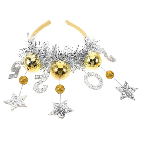 ADOCARN Festliches Years Eve Headband mit Glitzer und Pailletten Leichter Komfortabler Haarreif als Photo Props für Silvesterparty und Neujahrsfeier ADOCARN Festliches Years Eve Headband mit Glitzer und Pailletten Leichter Komfortabler Haarreif als Photo Props für Silvesterparty und Neujahrsfeier von ADOCARN