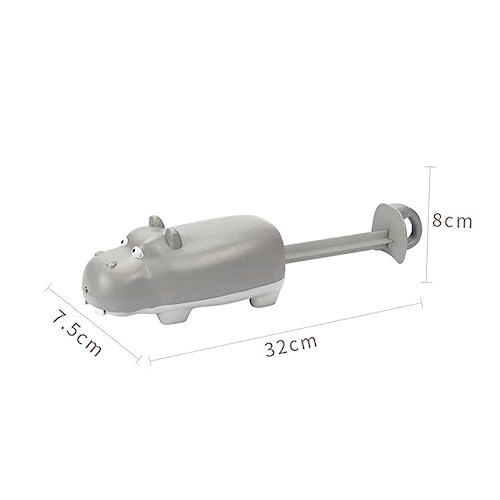 ADOCARN Großes Hippopotamus Wasserspielzeug Wassershooter mit Großer Kapazität Rutsch Griff Lustiges Badespielzeug für Strand Pool und Garten im Sommer Interaktives Outdoor von ADOCARN