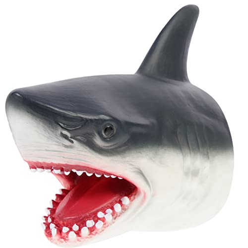 ADOCARN Hai Handpuppenkopf, Handpuppenmodell, Tierform, Handspielzeug, Interaktives Eltern Kind Spielzeug, Realistische Handpuppe, Kreatives Puppenspielzeug, Interaktive von ADOCARN