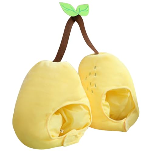 ADOCARN Halloween-Plüsch-Obsthut: Verbundene Birnen-Kopfbedeckung, lustige Paar-Neuheitskappe, Hochzeitsfoto-Requisite für Geburtstagsparty, Verkleidung, Weihnachten, Karneval, Cosplay-Kostüm, ADOCARN Halloween-Plüsch-Obsthut: Verbundene Birnen-Kopfbedeckung, lustige Paar-Neuheitskappe, Hochzeitsfoto-Requisite für Geburtstagsparty, Verkleidung, Weihnachten, Karneval, Cosplay-Kostüm, von ADOCARN