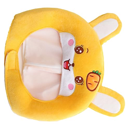 ADOCARN Hasenmütze erstlingsmütze Plüsch Hut Tier Kopfbedeckung für Ostern Karottenhase Ohren Hut Kaninchen Hut mit Hasenohren Ziege Hüte Plüsch-Kopfbedeckung Hut- PP Baumwolle Yellow ADOCARN Hasenmütze erstlingsmütze Plüsch Hut Tier Kopfbedeckung für Ostern Karottenhase Ohren Hut Kaninchen Hut mit Hasenohren Ziege Hüte Plüsch-Kopfbedeckung Hut- PP Baumwolle Yellow von ADOCARN