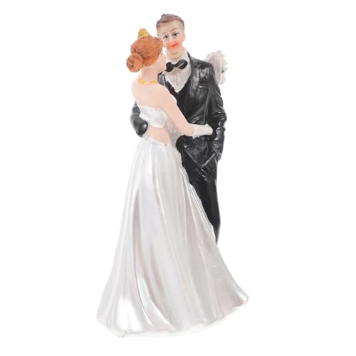 ADOCARN Hochzeitstorten Dekoration, Tischpaar Figur, Zarte Paar Figur, Harzpaar Puppe, Kuchen Accessoire, Hochzeitsdekoration Für Braut Und Bräutigam, Tischkuchen, Kompaktes Kuchen ADOCARN Hochzeitstorten Dekoration, Tischpaar Figur, Zarte Paar Figur, Harzpaar Puppe, Kuchen Accessoire, Hochzeitsdekoration Für Braut Und Bräutigam, Tischkuchen, Kompaktes Kuchen von ADOCARN