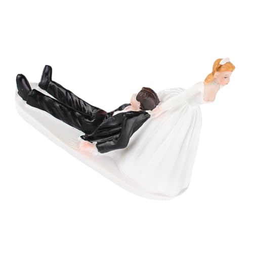 ADOCARN Hochzeitstortenaufsatz Figur aus Resin Lustige Tortenfigur für Hochzeitsfeiern und Brautpartys Dekoration für Wohnräume und Hochzeitstorten ADOCARN Hochzeitstortenaufsatz Figur aus Resin Lustige Tortenfigur für Hochzeitsfeiern und Brautpartys Dekoration für Wohnräume und Hochzeitstorten von ADOCARN