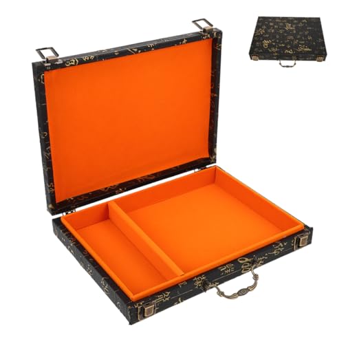 ADOCARN Holz Mahjong Aufbewahrungsbox mit Elegantem Design Geräumiger Organizer für Traditionelle Mahjong Steine Familienunterhaltung und Besondere Anlässe ADOCARN Holz Mahjong Aufbewahrungsbox mit Elegantem Design Geräumiger Organizer für Traditionelle Mahjong Steine Familienunterhaltung und Besondere Anlässe von ADOCARN