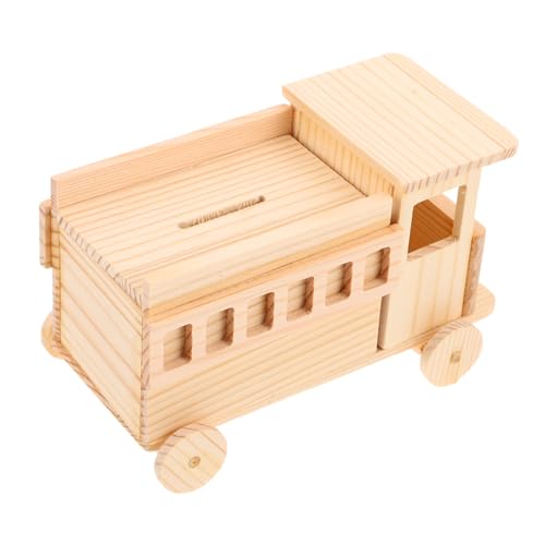 ADOCARN Holzfeuerwehrwagen Bastelmodell für DIY Puzzle Kreativität und Lernspiel Montage Holz Puzzle für Dekoration und Sammlung von ADOCARN