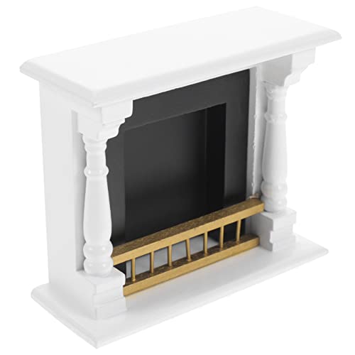 ADOCARN Holzmöbel Modellhaus Mini Kamin Puppe Winzige Möbel von ADOCARN