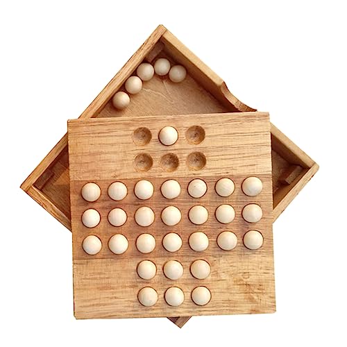 ADOCARN Holzschachspiel Schachpflock Klassisches Brettspiel für Familien Freunde und Schachliebhaber Fördert die Denkfähigkeit und Logisches bei Kindern ADOCARN Holzschachspiel Schachpflock Klassisches Brettspiel für Familien Freunde und Schachliebhaber Fördert die Denkfähigkeit und Logisches bei Kindern von ADOCARN