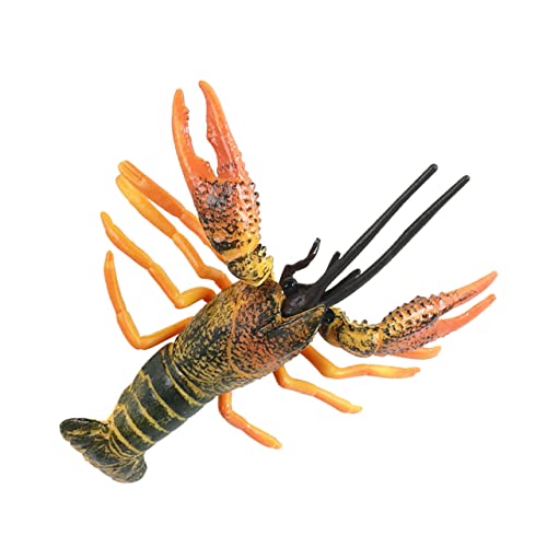 ADOCARN Hummermodell Gefälschte Meereslebewesen Hummerstatue Krabbenspielzeug Für Lebensechter Gefälschter Hummer Für Rollenspielspielzeug Puzzlespielzeug Badespielzeug Mini von ADOCARN