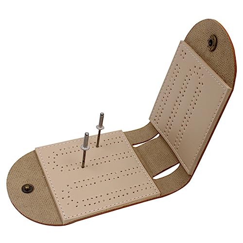 ADOCARN Punktekarten Spiel Anzeigetafel Leder Kartenspiel Tasche Pokerkarten Spiel Organizer Tragbares Robustes Pu Leder Für Altersgruppen von ADOCARN