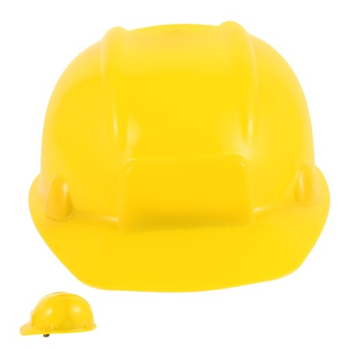 ADOCARN Kinderfeuerhut Schutzhelm Hut für Bauhelm Bauhüte für Plastikharte Hüte Halloween -Hut Arbeiterhut- Baumütze für verrückte hüte für Gelb von ADOCARN