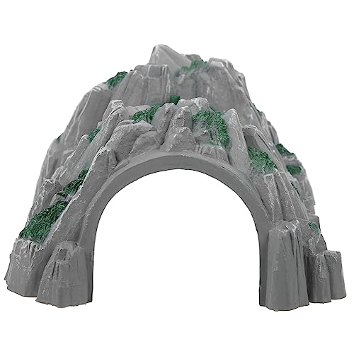 ADOCARN Künstliche Felshöhle DIY Tunnel Spielzeug Eisenbahntunnel Modell Kinder Tunnel Spielzeug Simulation Tunnel Modell Dekoratives Tunnel Spielzeug Tunnel Modell Für Kinder Tunnel von ADOCARN