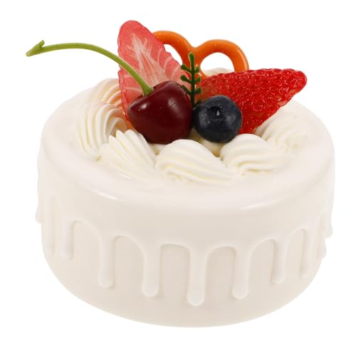 ADOCARN Künstliches Kuchenmodell Realistische Geburtstagstorte Dekorationsobjekt für Fotografie Dessert Shop Vitrine und Hochzeitsfeiern Heimdekoration ADOCARN Künstliches Kuchenmodell Realistische Geburtstagstorte Dekorationsobjekt für Fotografie Dessert Shop Vitrine und Hochzeitsfeiern Heimdekoration von ADOCARN