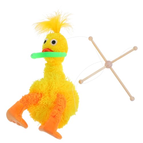 ADOCARN Kuschelige Plüschente Marionette Interaktive und Süße Ziehspielzeugente für Puppentheater und Heimdekoration aus Weichem Hochwertigem Plüsch Gefertigt ADOCARN Kuschelige Plüschente Marionette Interaktive und Süße Ziehspielzeugente für Puppentheater und Heimdekoration aus Weichem Hochwertigem Plüsch Gefertigt von ADOCARN