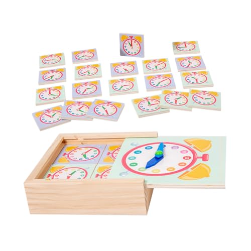 ADOCARN Lernuhr für Pädagogisches zur Uhrzeit Montessori Uhr für Vorschule und Grundschule Fördert Beobachtung und Logisches Einzigartiges Design für Kinderfreundliches Lernen ADOCARN Lernuhr für Pädagogisches zur Uhrzeit Montessori Uhr für Vorschule und Grundschule Fördert Beobachtung und Logisches Einzigartiges Design für Kinderfreundliches Lernen von ADOCARN