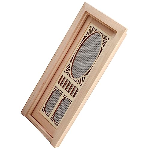 ADOCARN Maßstab Holzaccessoire für DIY Miniaturmöbel Öffnungsfähige Tür für Kreative Raumgestaltung für Weihnachtsdeko und Puppenhausmöbel Hochwertige Verarbeitung für Realistische ADOCARN Maßstab Holzaccessoire für DIY Miniaturmöbel Öffnungsfähige Tür für Kreative Raumgestaltung für Weihnachtsdeko und Puppenhausmöbel Hochwertige Verarbeitung für Realistische von ADOCARN