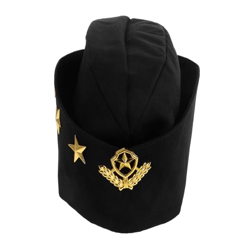 ADOCARN Matrosenmütze Marinehut Kostüm Kopfschmuck Kapitänshüte Für Party Kapitänshut Dekoration Performance Kostümzubehör Bootskapitänshut Yacht Outfit Hut Lustige Cosplay Kappe von ADOCARN