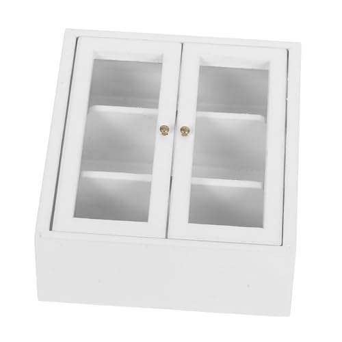 ADOCARN Mikroschränke Miniaturmöbel Kleines Küchenregal Mini Holzschrank Miniatur Szene Seitenschrank Miniatur Regal Mini Hausdekoration Puppenhausschrank Holz Weiß ADOCARN Mikroschränke Miniaturmöbel Kleines Küchenregal Mini Holzschrank Miniatur Szene Seitenschrank Miniatur Regal Mini Hausdekoration Puppenhausschrank Holz Weiß von ADOCARN