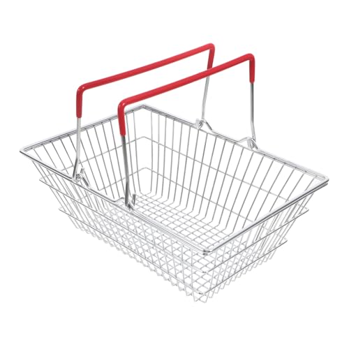 ADOCARN Mini Einkaufskorb, Mini Einkaufswagen, Korb, Mini Einkaufswagen, Spielzeug, Kinder, Einkaufswagen Aus Metall, Mini Körbe Für Gastgeschenke, Kleiner Korb Mit Griff, Kinder ADOCARN Mini Einkaufskorb, Mini Einkaufswagen, Korb, Mini Einkaufswagen, Spielzeug, Kinder, Einkaufswagen Aus Metall, Mini Körbe Für Gastgeschenke, Kleiner Korb Mit Griff, Kinder von ADOCARN