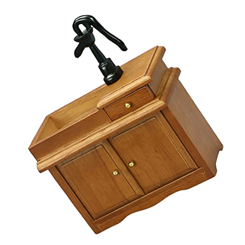 ADOCARN Mini Möbel Waschbecken Puppenhaus Waschbecken Mikro Badezimmer Zubehör Puppe Mini Waschbecken Für Puppenhaus Puppenhaus Miniaturen Puppenhaus Möbel Puppenhaus Waschbecken Miniatur von ADOCARN
