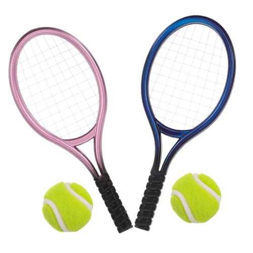 ADOCARN Mini-tennisschläger- Und Ballset – Sportzubehör Aus Kunststoff Für Puppenhäuser Im Maßstab 1:12, DIY-bastelmodell-Requisiten, Fotografie- Für Kinderaktivitäten ADOCARN Mini-tennisschläger- Und Ballset – Sportzubehör Aus Kunststoff Für Puppenhäuser Im Maßstab 1:12, DIY-bastelmodell-Requisiten, Fotografie- Für Kinderaktivitäten von ADOCARN