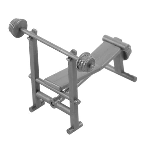 ADOCARN Miniaturisierte Fitnessgeräte für Puppenhaus DIY Gymnastikset mit Langhanteln und Hantelbank Kreatives zur Gestaltung von Fitnessstudios Detailreiche Dekoration für Puppenhaus und ADOCARN Miniaturisierte Fitnessgeräte für Puppenhaus DIY Gymnastikset mit Langhanteln und Hantelbank Kreatives zur Gestaltung von Fitnessstudios Detailreiche Dekoration für Puppenhaus und von ADOCARN