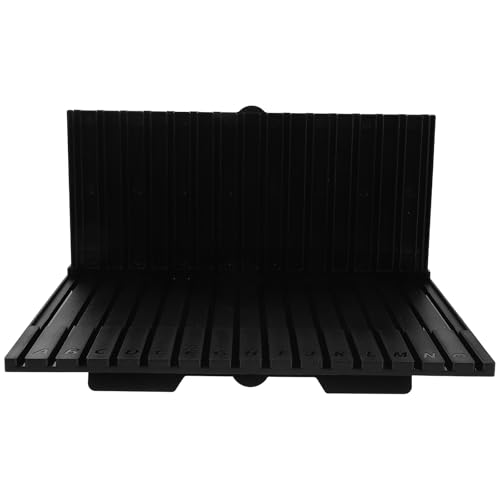 ADOCARN Modellteile-Regal-Organizer: Modellteile-Rack, kompatibel mit Gundam Black, mit Buchstabengruppierung, einfache Klassifizierung – Hobby-Desktop-Aufbewahrungs-Organizer von ADOCARN