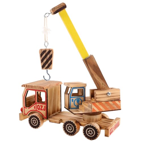 ADOCARN Montagekran Holzkran Modell Simulationskran Holzspielzeug Für Fantasievolles Holzkran LKW Kranspielzeug Für Holzkonstruktionsspielzeug Aus Metall ADOCARN Montagekran Holzkran Modell Simulationskran Holzspielzeug Für Fantasievolles Holzkran LKW Kranspielzeug Für Holzkonstruktionsspielzeug Aus Metall von ADOCARN