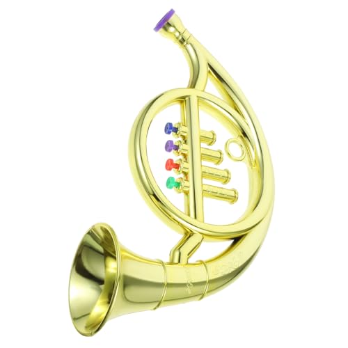 ADOCARN Musikspielzeug Für Kinder, Trompete, Kinderhornmodelle, Interessantes Horn, Haushalts Kunststoffhorn, Kompaktes Spielzeughorn, Waldhorn, Mini Schulspielzeughorn, Kleines ADOCARN Musikspielzeug Für Kinder, Trompete, Kinderhornmodelle, Interessantes Horn, Haushalts Kunststoffhorn, Kompaktes Spielzeughorn, Waldhorn, Mini Schulspielzeughorn, Kleines von ADOCARN