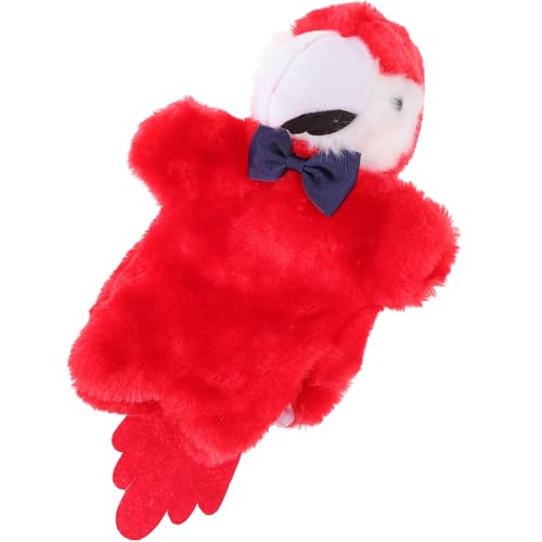 ADOCARN Papageienpuppe, Entzückende Papageien Handpuppe, Partygeschenke, Handpuppen Für Kinder, Interaktive Handpuppe, Kinder Tiere, Spielzeug, Cartoon Papagei Handpuppe, Papageien von ADOCARN