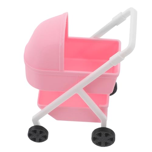 ADOCARN Puppen Kreatives Rollenspielzeug Fantasie und Interaktion Pinker Puppenwagen für Puppenstube ADOCARN Puppen Kreatives Rollenspielzeug Fantasie und Interaktion Pinker Puppenwagen für Puppenstube von ADOCARN