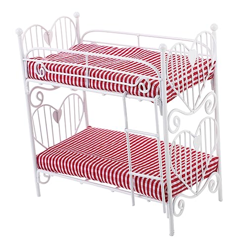 ADOCARN Lebendige Miniatur Etagenbett Für Puppenhaus Eisen Material Maßstab 1:12 Mini Möbel Modell ADOCARN Lebendige Miniatur Etagenbett Für Puppenhaus Eisen Material Maßstab 1:12 Mini Möbel Modell von ADOCARN