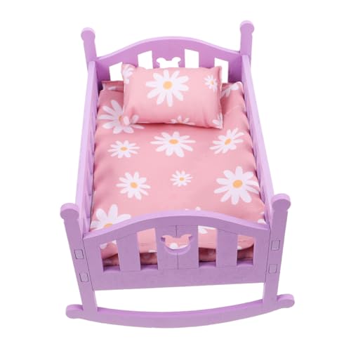 ADOCARN Puppenhausbett, Mini Puppenhausmöbel, Miniaturbett, Puppenhaus Wohnzimmermöbel, Kleines Puppenbett, Mini Möbel Für Puppenhaus, Mini Puppenhauszubehör, Puppenhausminiaturen ADOCARN Puppenhausbett, Mini Puppenhausmöbel, Miniaturbett, Puppenhaus Wohnzimmermöbel, Kleines Puppenbett, Mini Möbel Für Puppenhaus, Mini Puppenhauszubehör, Puppenhausminiaturen von ADOCARN
