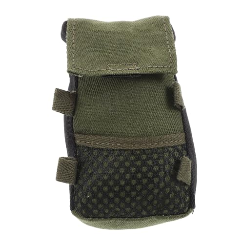 ADOCARN Puppenrucksack Mini Rucksack Rollenspiel Zubehör Für Mini Puppen Puppenzubehör Tragetasche Mini Puppentasche Stofftier Rucksack Mädchen Rollenspiel Rucksack Grünes Tuch von ADOCARN