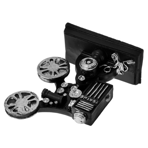 ADOCARN Retro-Filmprojektor Wohnzimmer Dekoration Projektor-Figur-Statue Miniatur-Puppenhaus- Filmprojektor Sammlerstück Mini-Filmprojektor- Theatermöbel Harz Black ADOCARN Retro-Filmprojektor Wohnzimmer Dekoration Projektor-Figur-Statue Miniatur-Puppenhaus- Filmprojektor Sammlerstück Mini-Filmprojektor- Theatermöbel Harz Black von ADOCARN