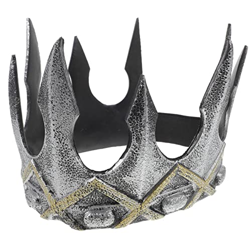 ADOCARN Retro Herren Krone Dekorativer Kopfschmuck für Männer für Hochzeiten Halloween Cosplay und Partys Design Komfortabel und Leicht zu Bühnenauftritte und Feiern von ADOCARN