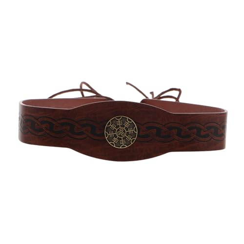 ADOCARN Retro Kopfband aus PU Mittelalterliche Haaraccessoires für Cosplay und Themenpartys Bequemes Handgefertigtes Renaissance Haarband mit Historischem Flair Robust und Langlebig ADOCARN Retro Kopfband aus PU Mittelalterliche Haaraccessoires für Cosplay und Themenpartys Bequemes Handgefertigtes Renaissance Haarband mit Historischem Flair Robust und Langlebig von ADOCARN