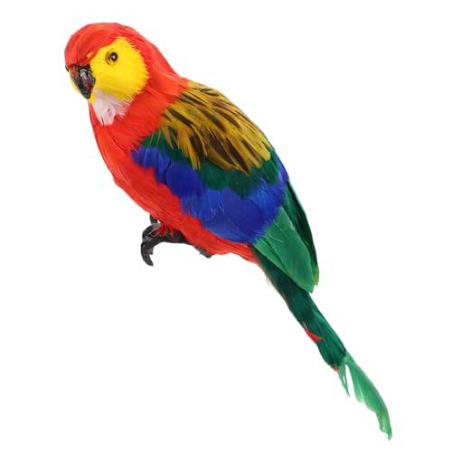 ADOCARN Realistischer Papagei Deko Figur Lebensechte Kunstvogel Für Home Dekoration Und Garten Mittelgroßer Farbenfroher Papageien Ornament Für Wohnzimmer Und Studienräume ADOCARN Realistischer Papagei Deko Figur Lebensechte Kunstvogel Für Home Dekoration Und Garten Mittelgroßer Farbenfroher Papageien Ornament Für Wohnzimmer Und Studienräume von ADOCARN
