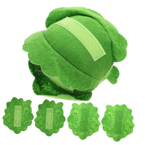 ADOCARN Simulationskohlspielzeug Pflanzliche Requisiten Machen Sie Es Mini-Essen Spielspielzeug Vorgeben Küchenspielzeug Eltern-Kind- Gemüsespielzeug Gefühlt Green von ADOCARN