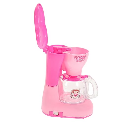 ADOCARN Küchengerät Für Jungen Und Mädchen Spielzeug Miniatur-Elektro-kaffeemaschine Für Mädchen Rollenspiel Sicher Einfach Zu Bedienen von ADOCARN