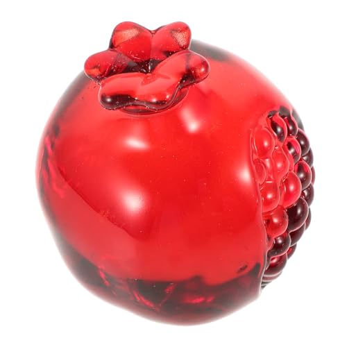 ADOCARN Simulierte Granatapfelverzierung Festverzierung Künstliche Fruchtverzierung Elegantes Granatapfel-kunsthandwerk Herzstück Ornamente -Obst-Modell Miniatur-obstdekor Rot Glas ADOCARN Simulierte Granatapfelverzierung Festverzierung Künstliche Fruchtverzierung Elegantes Granatapfel-kunsthandwerk Herzstück Ornamente -Obst-Modell Miniatur-obstdekor Rot Glas von ADOCARN
