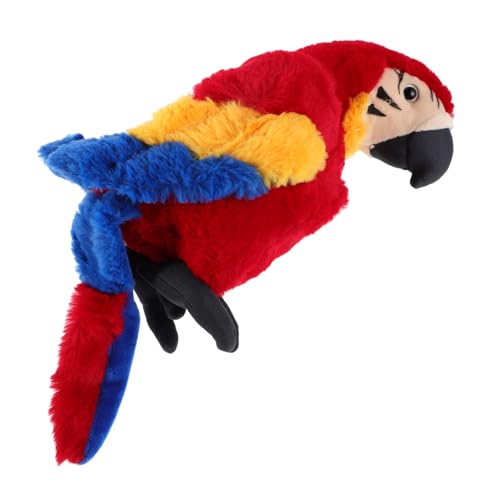 ADOCARN Simulierte Papageipuppe Papagei Stofftier realistische Vogeltiere interaktives Stofftier künstliche Papageien Simulation von Tierpuppen Simulation Papagei Plüsch rot ADOCARN Simulierte Papageipuppe Papagei Stofftier realistische Vogeltiere interaktives Stofftier künstliche Papageien Simulation von Tierpuppen Simulation Papagei Plüsch rot von ADOCARN