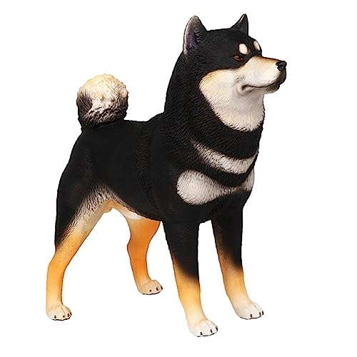 ADOCARN Simulierte Shiba Inu -Figur Spielzeughund Hundefiguren Stehendes Hundemodell Hundehandwerk Hundeverzierung für Hundemodelle simuliertes Tiermodell Plastik Schwarz ADOCARN Simulierte Shiba Inu -Figur Spielzeughund Hundefiguren Stehendes Hundemodell Hundehandwerk Hundeverzierung für Hundemodelle simuliertes Tiermodell Plastik Schwarz von ADOCARN
