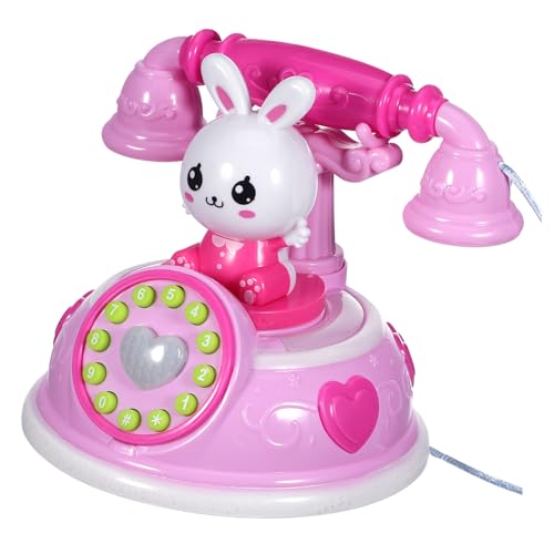 ADOCARN Lernspielzeug Für Kinder Vintage-Telefon-fälschung Für Kleinkinder Kinderspielzeug Spielset Lernspielzeug Für Jungen Und Mädchen Montessori-Spielzeug von ADOCARN