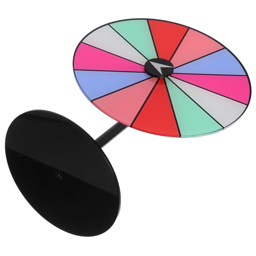 ADOCARN Spinning Prize Wheel für Partys Abwischbares mit Stabiler Basis Farbenfrohes DIY Drehrad für Interaktive Spiele und Festliche Anlässe Vielseitig Einsetzbar von ADOCARN