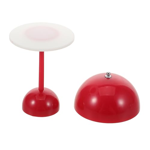 ADOCARN Vintage Tischbeleuchtung mit Basis Kompakte LED Nachttischlampe für Puppenhausmöbel Rotes Design für DIY Projekte ohne Batterie ADOCARN Vintage Tischbeleuchtung mit Basis Kompakte LED Nachttischlampe für Puppenhausmöbel Rotes Design für DIY Projekte ohne Batterie von ADOCARN