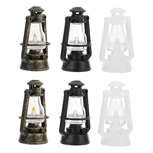 ADOCARN Vintage Wohnkultur Laterne 6 Stücke Miniatur Petroleumlampen Für Puppenhaus Miniatur Lampe Sets ADOCARN Vintage Wohnkultur Laterne 6 Stücke Miniatur Petroleumlampen Für Puppenhaus Miniatur Lampe Sets von ADOCARN